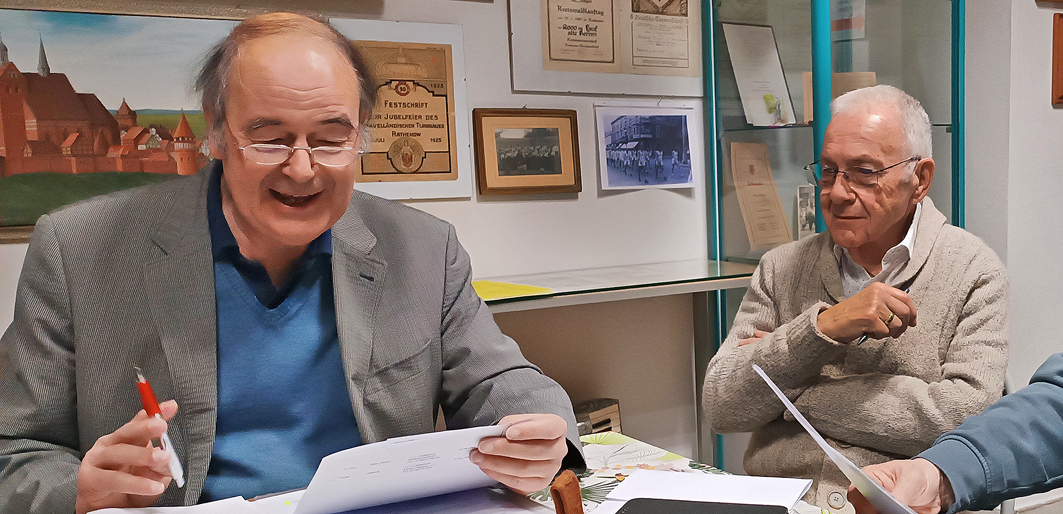 Vereinsvorsitzender Wolfram Bleis und sein Stellvertreter Dr. Peter Dietze