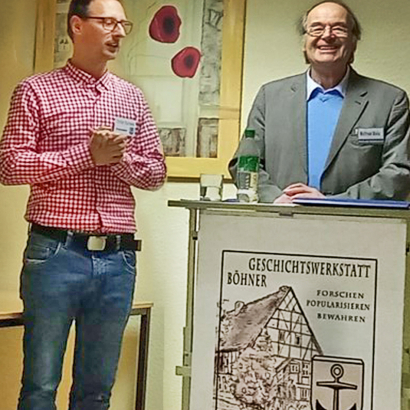 Stachowiak und Bleis im Böhner Gemeindezentrum