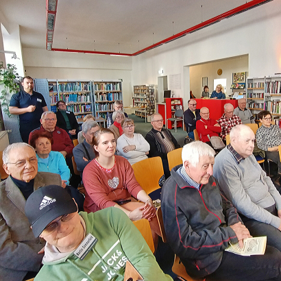 Schwedenhausvortrag in Rathenower Stadtbibliothek 
